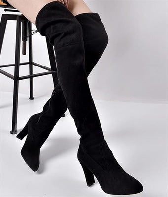 Boots - Women Over the Knee fashion boots - Tiara