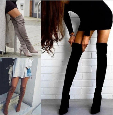 Boots - Women Over the Knee fashion boots - Tiara