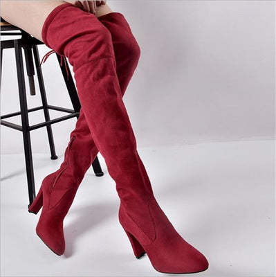 Boots - Women Over the Knee fashion boots - Tiara