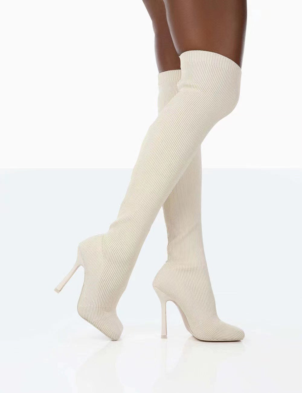 Boots - Women Over the Knee High Heel Boots - Lovie Boots