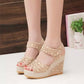 Arrival - New Women - High Heel Wedge Summer Sandals - Sophia