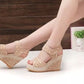 Arrival - New Women - High Heel Wedge Summer Sandals - Sophia