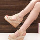 Arrival - New Women - High Heel Wedge Summer Sandals - Sophia