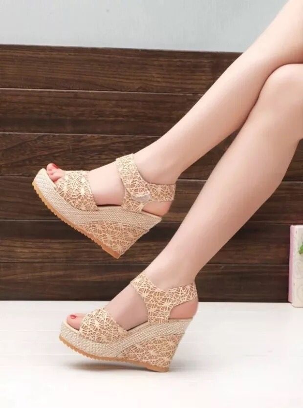 Arrival - New Women - High Heel Wedge Summer Sandals - Sophia