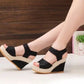 Arrival - New Women - High Heel Wedge Summer Sandals - Sophia