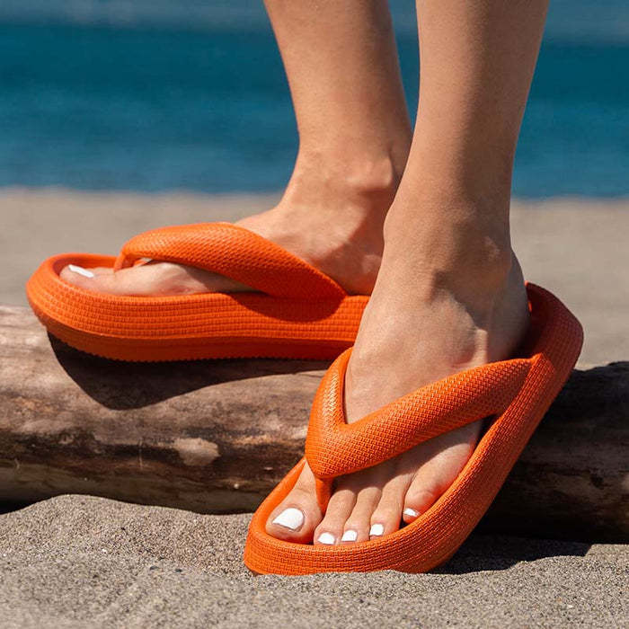 Arrival Holiday Sale - Home or Outdoor Seaside Beach Thick Bottom Flip Flops