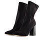 Boots - Ankle Boots Thick heel wool stretch sock boots