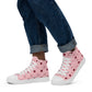 Men’s high top canvas sneaker with design pattern - Sebastian