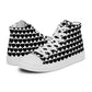 Men’s high top canvas sneaker with design pattern - Henry