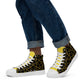 Men’s high top canvas sneaker with design pattern - Benjamin