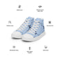 Men’s high top canvas sneaker with design pattern - Ethan