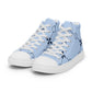 Men’s high top canvas sneaker with design pattern - Ethan