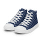 Men’s high top canvas sneaker with design pattern - Luca