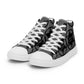 Men’s high top canvas sneaker with abstract pattern - Jack