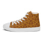 Men’s high top canvas sneaker with design pattern - Jackson