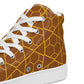 Men’s high top canvas sneaker with design pattern - Jackson