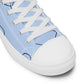 Men’s high top canvas sneaker with design pattern - Ethan