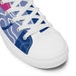 Men’s high top sneaker with abstract half moon pattern - Mateo