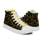 Men’s high top canvas sneaker with design pattern - Benjamin