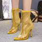 Clear Transparent High Heel Booty - Britney - Fashion Boot